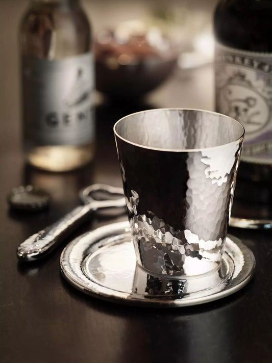 Martelé Gin, water, wine tumbler (90g silverplated)