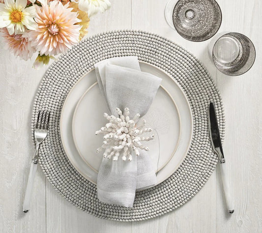 Set of 4, Watercolor Stripe Napkins