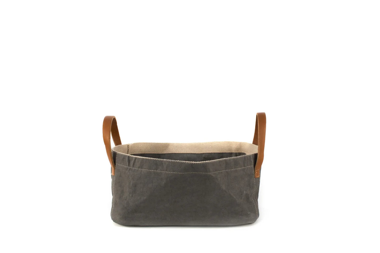 Vassoio Tray Leather Handles