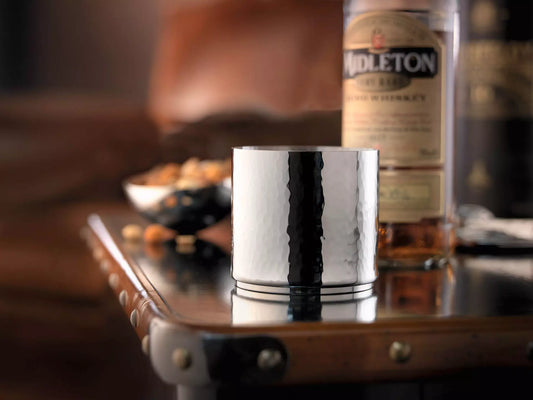 Martelé Whiskey Gift Set (90g silverplated)