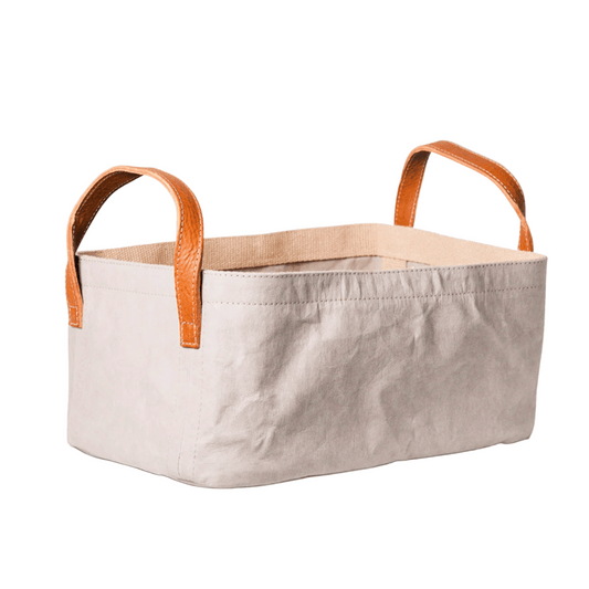 Vassoio Tray Leather Handles