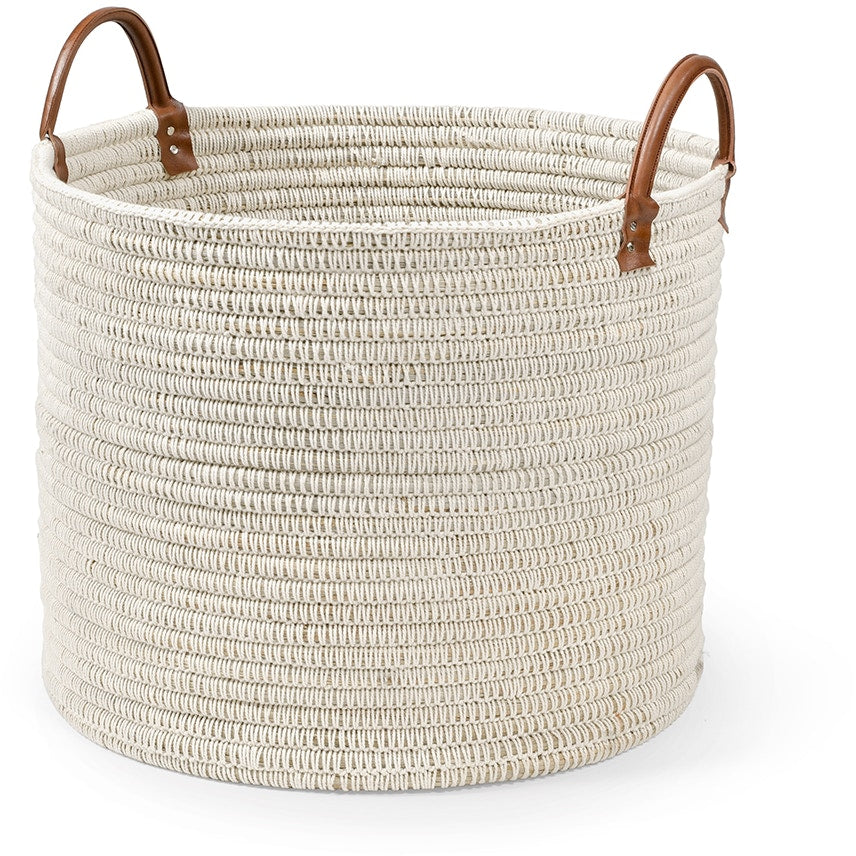 White Planter Basket
