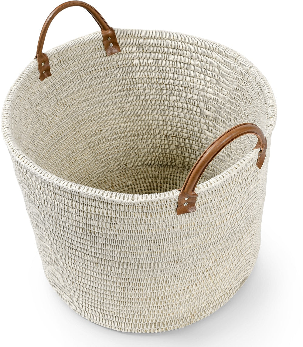 White Planter Basket