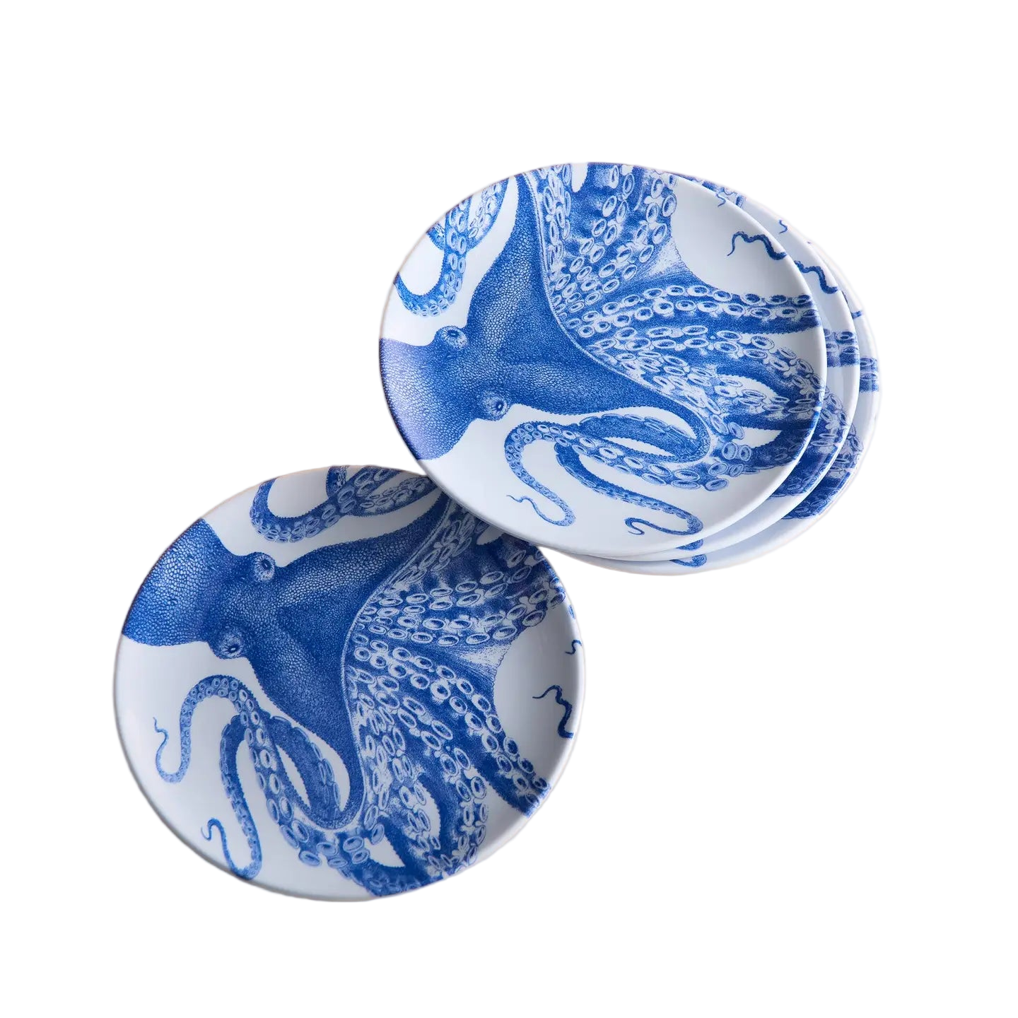 SetLucy the Octopus Melamine Salad Plates