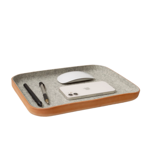 Kawabon Leather/Merino Wool Tray