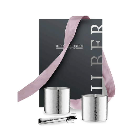 Martelé Whiskey Gift Set (90g silverplated)