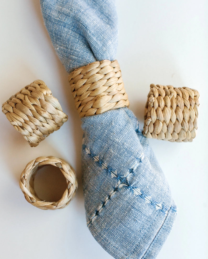 Water Hyacinth Napkin Rings