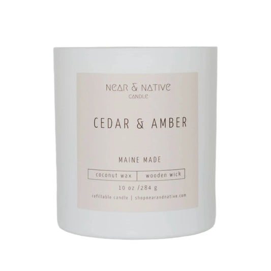 Cedar & Amber Candle