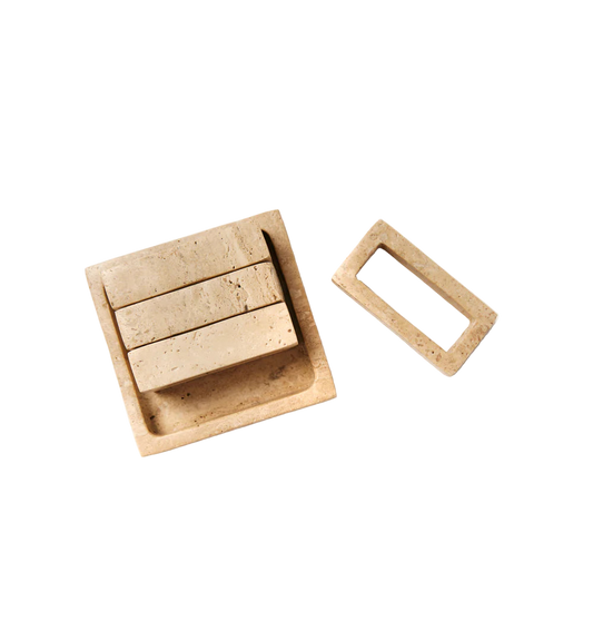 Travertino Napkin Rings