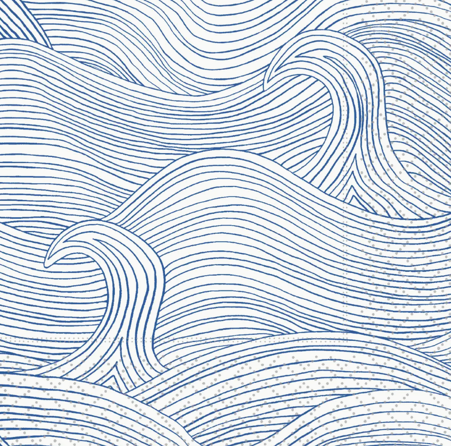 Wind Waves Paper Cocktail Napkins