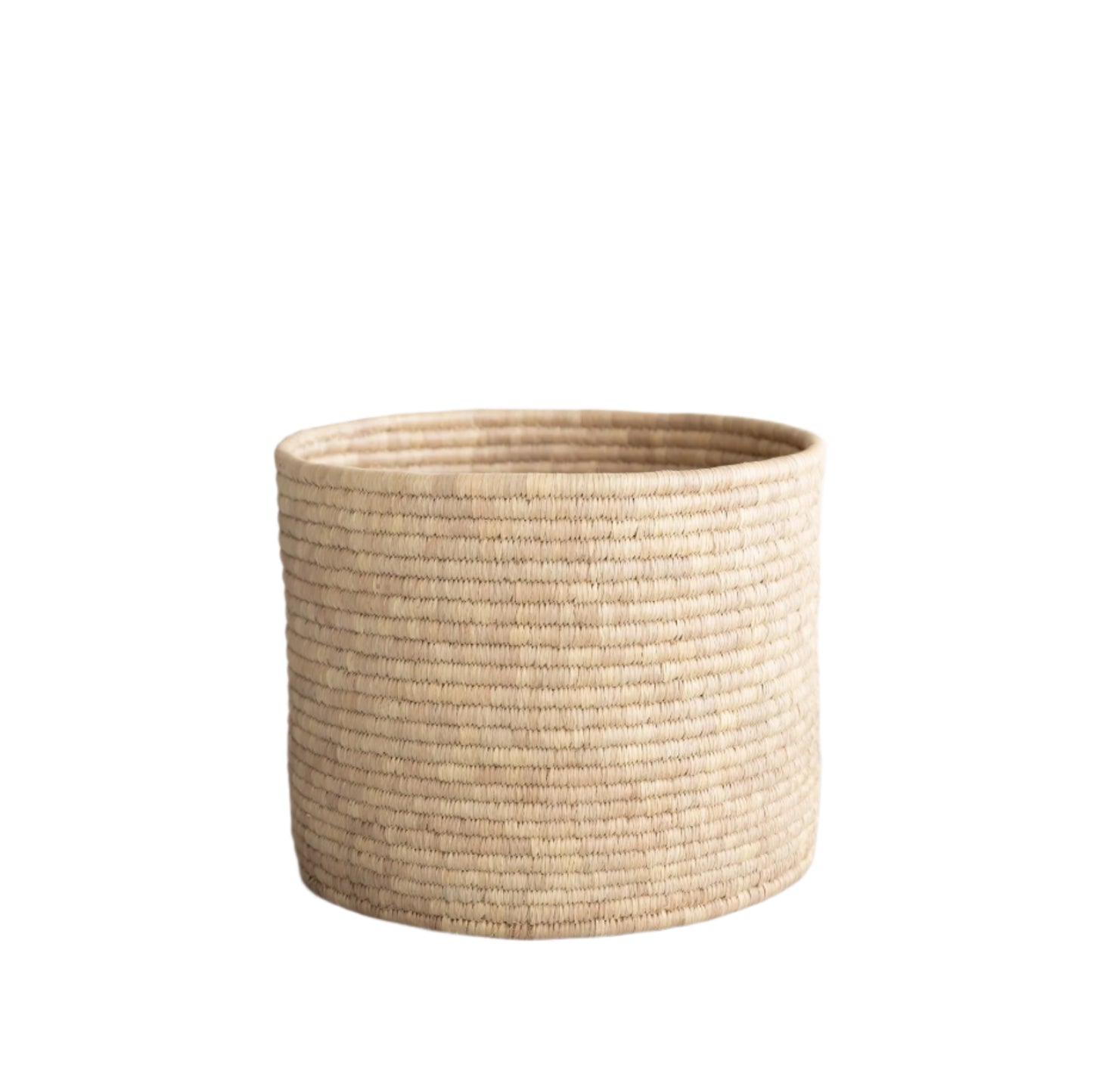 Palm Leaf Round Storage Basket