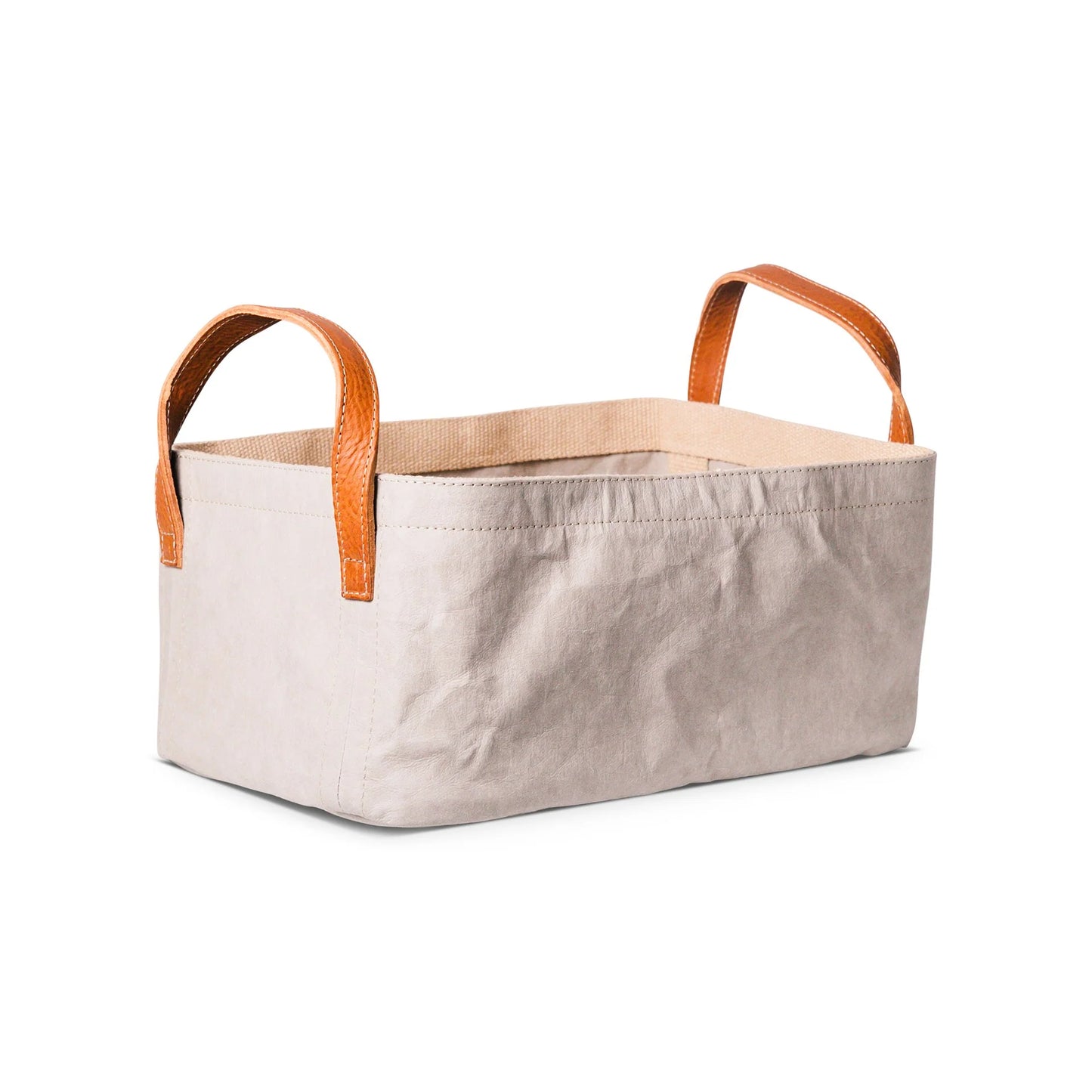 Vassoio Tray Leather Handles