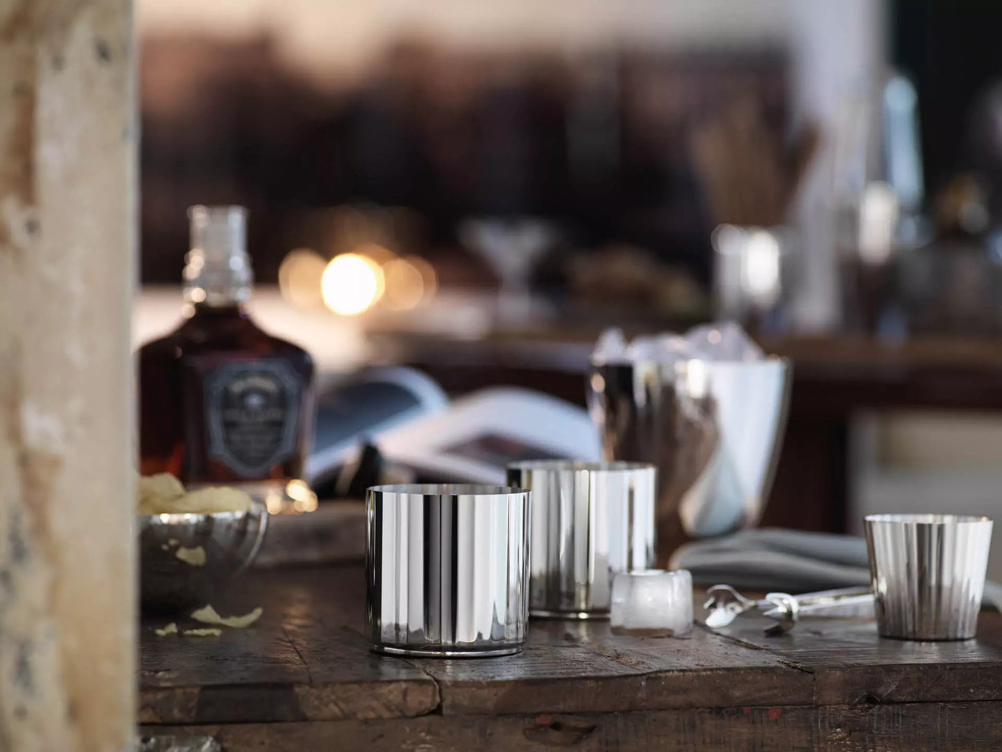 Belvedere Whiskey - gift set (90g silverplated)