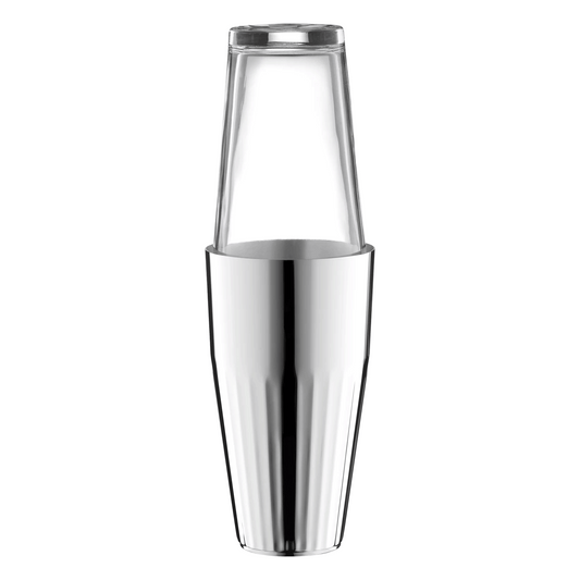 Belvedere Cocktail shaker with glass (90g silverplated)