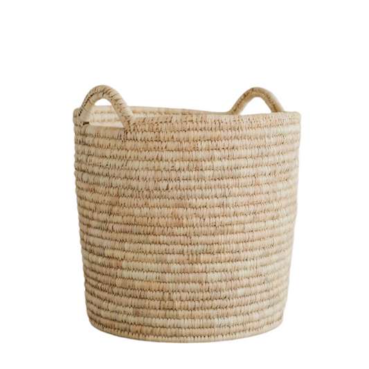 Palm Leaf Laundry Basket