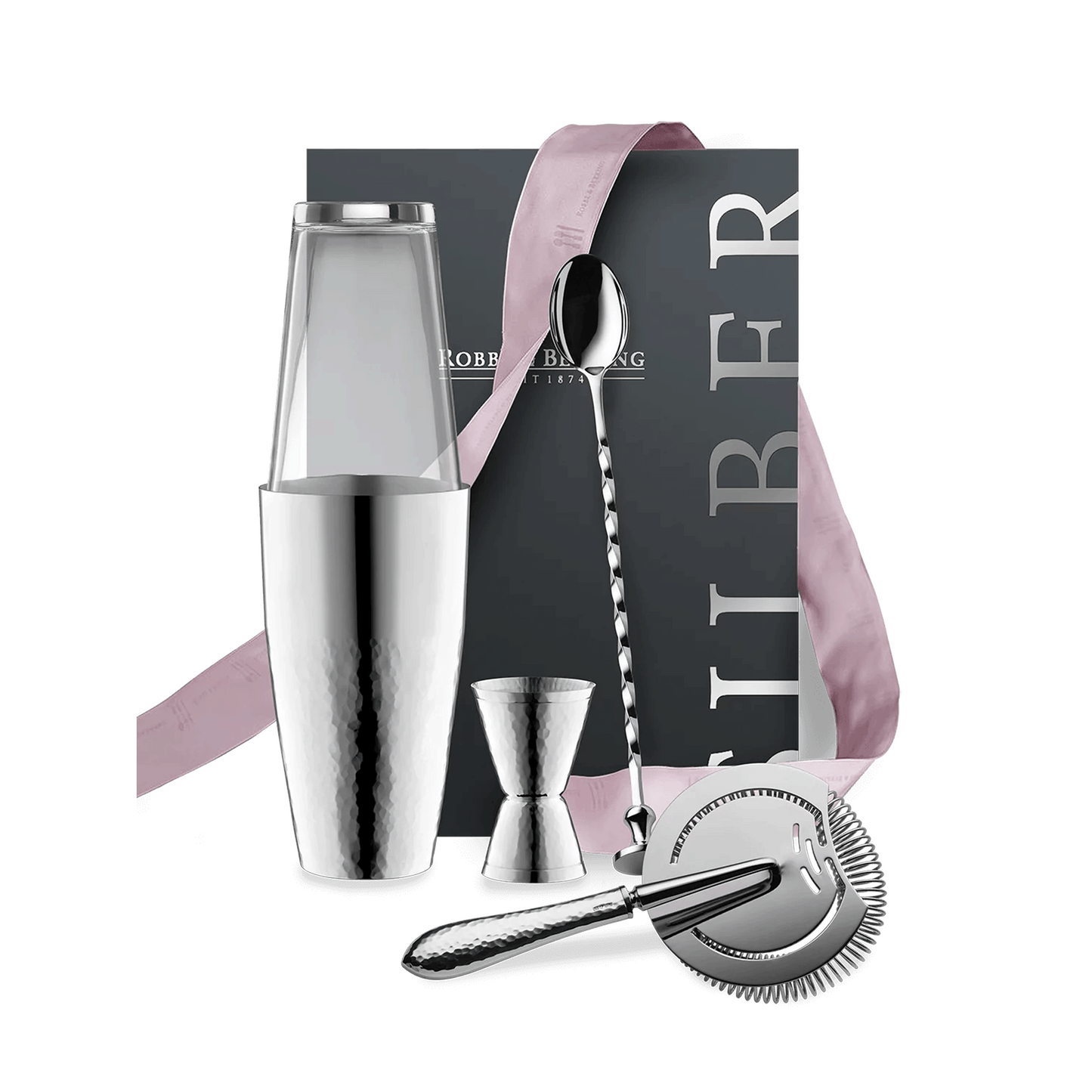 Martelé Cocktail Gift Set (90g silverplated)