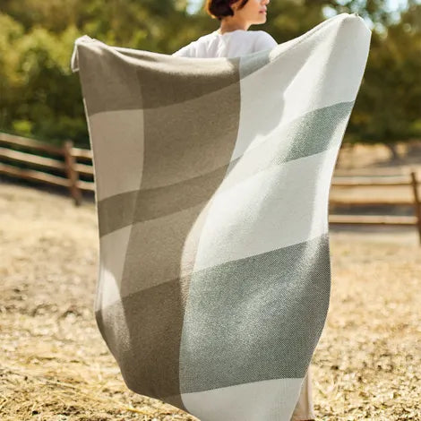 Sunbrella® Signature Indoor Outdoor Throw - Estate Plaid