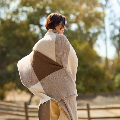 Sunbrella® Signature Indoor Outdoor Throw - Estate Plaid